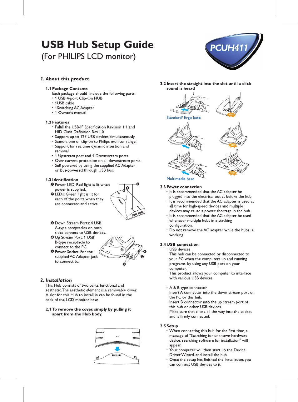 Philips USB Accessories User Manual | 1 page