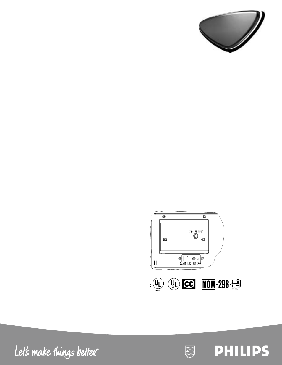 Pc0127c, 27'' smartcard television | Philips PC0127P User Manual | Page 2 / 2