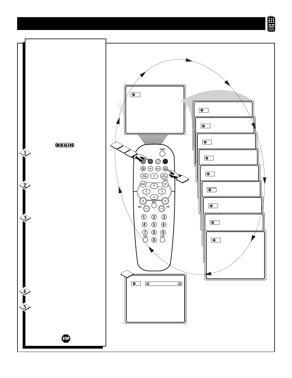 Sing the, Uadra, Uttons | Philips 19PS40C User Manual | Page 33 / 40