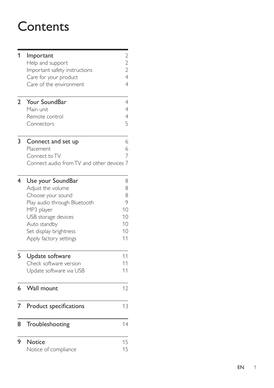 Philips HTL2163B-F7 User Manual | Page 3 / 20