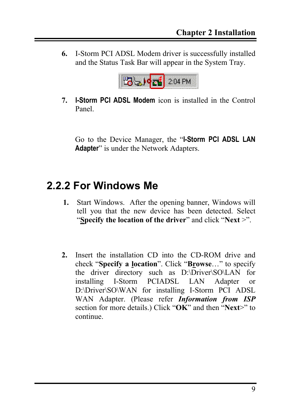2 for windows me | Atlantis Land I-Storm User Manual | Page 13 / 30