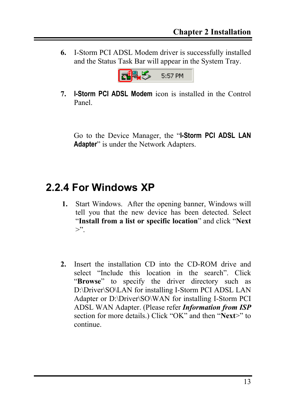 4 for windows xp | Atlantis Land I-Storm User Manual | Page 17 / 30