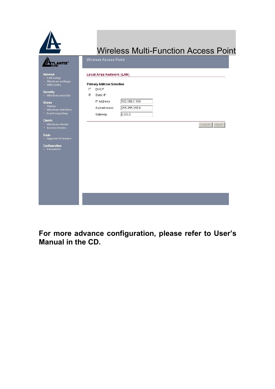 Atlantis Land A02-AP-W54_GE01 User Manual | Page 11 / 12