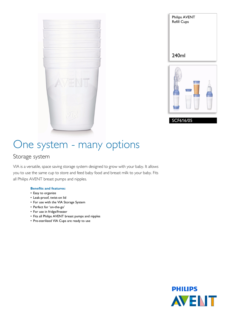 Philips SCF616-05 User Manual | 2 pages