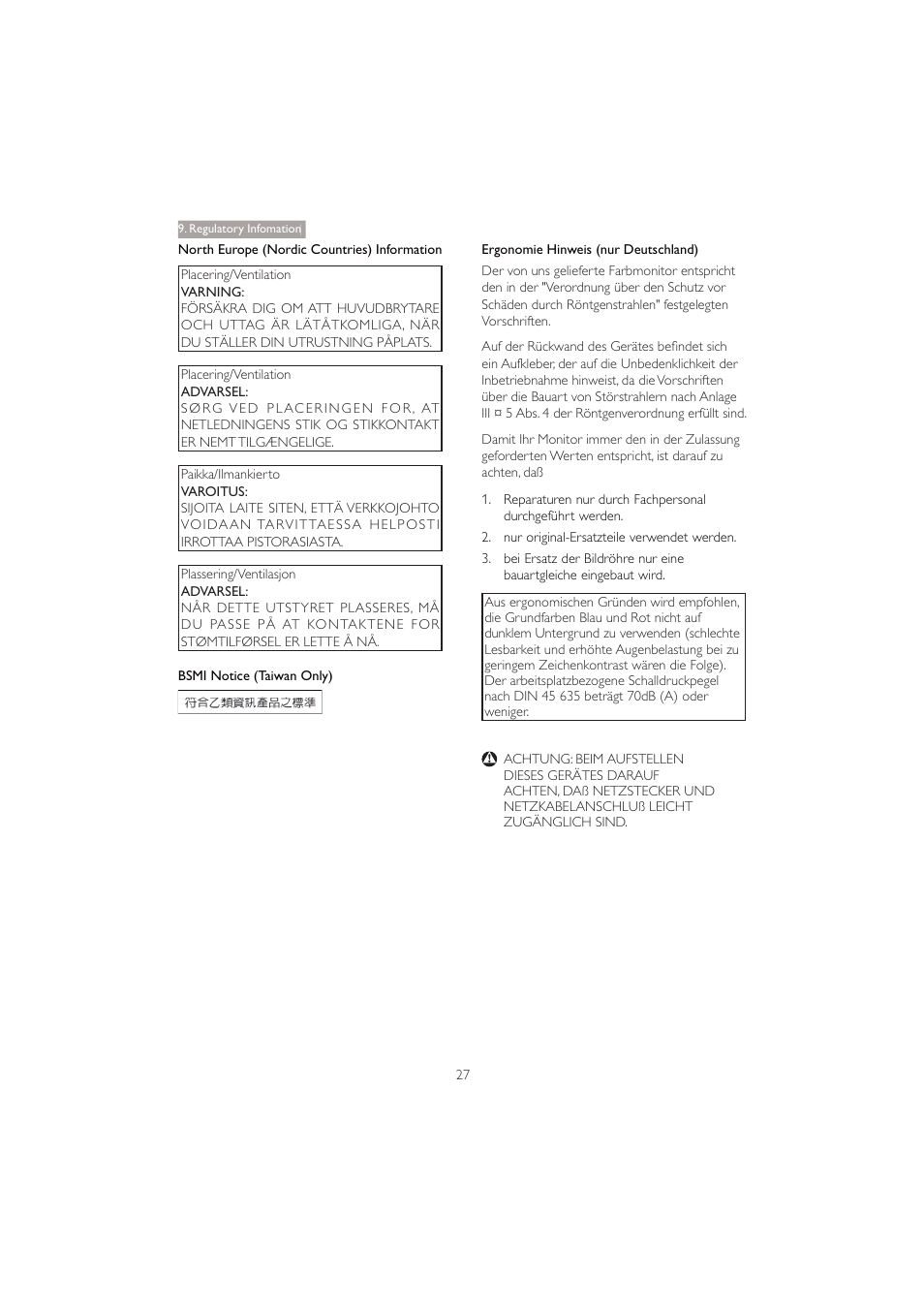 Philips 231C5TJKFU-27 User Manual | Page 29 / 41