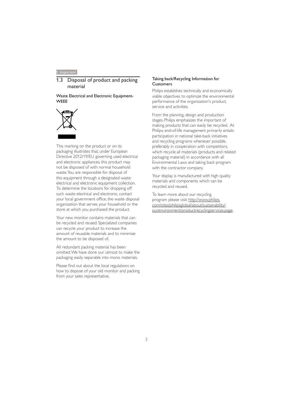 Philips 231C5TJKFU-27 User Manual | Page 5 / 41