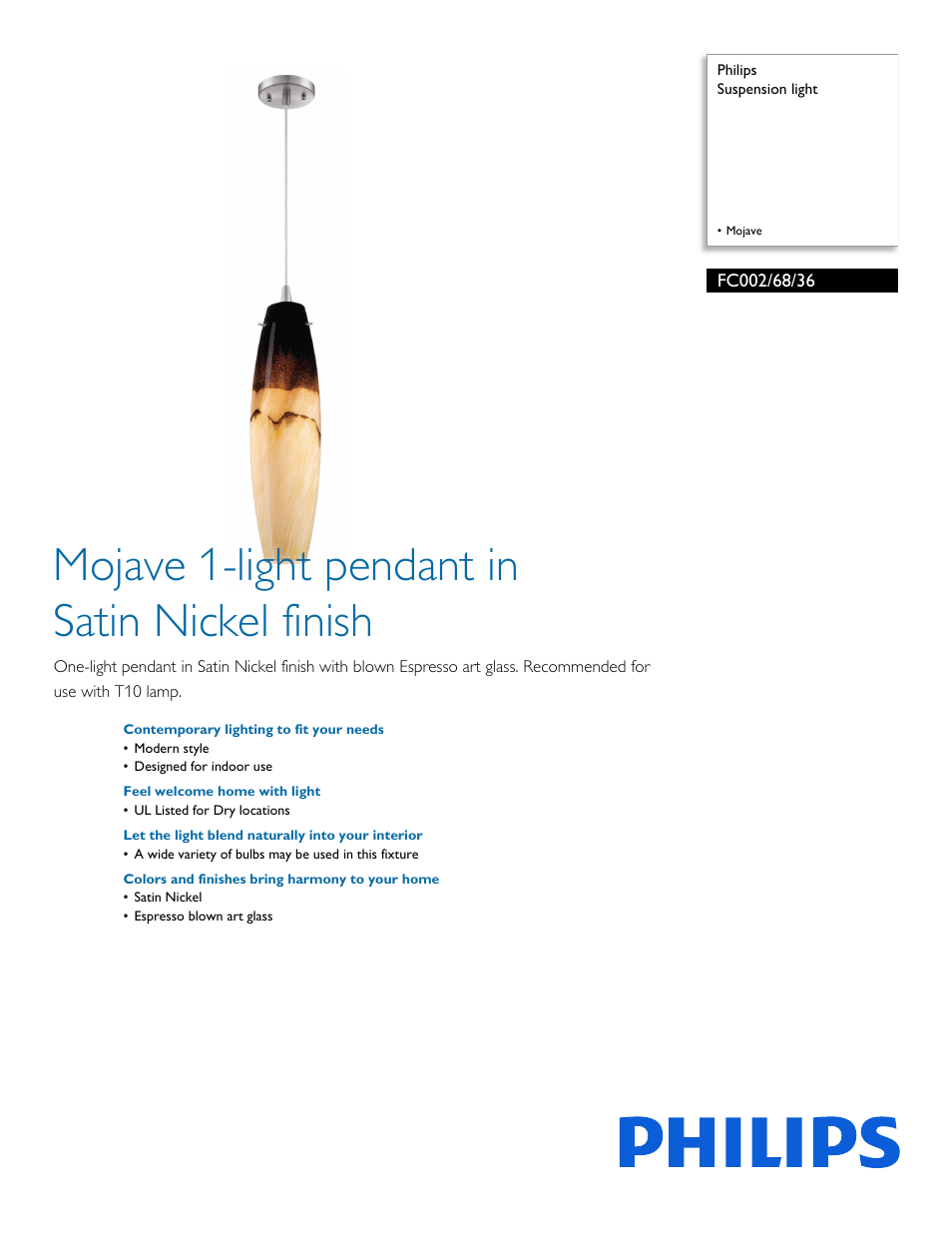 Philips FC0026836 User Manual | 2 pages