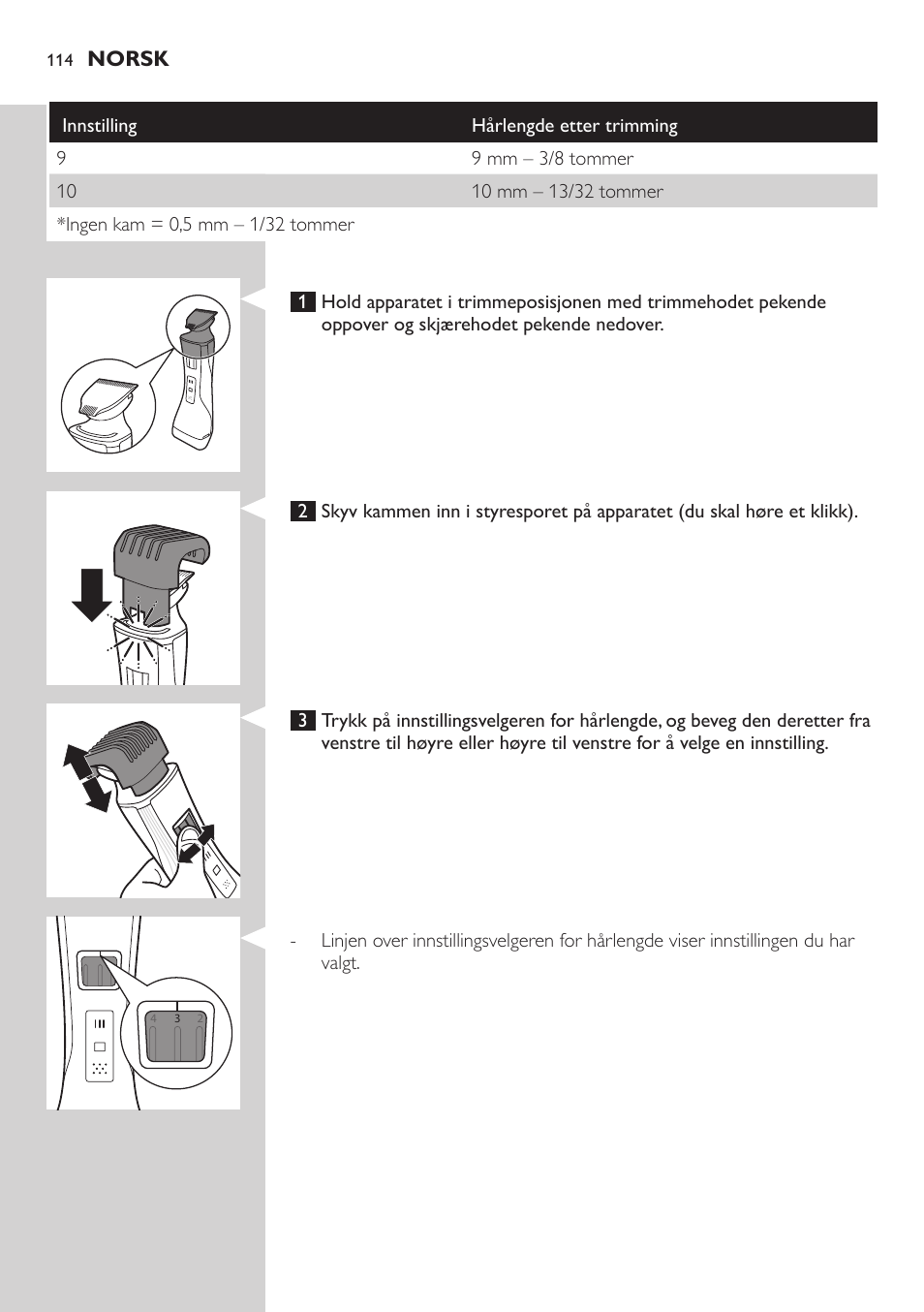 Philips QS6140-41 User Manual | Page 114 / 158