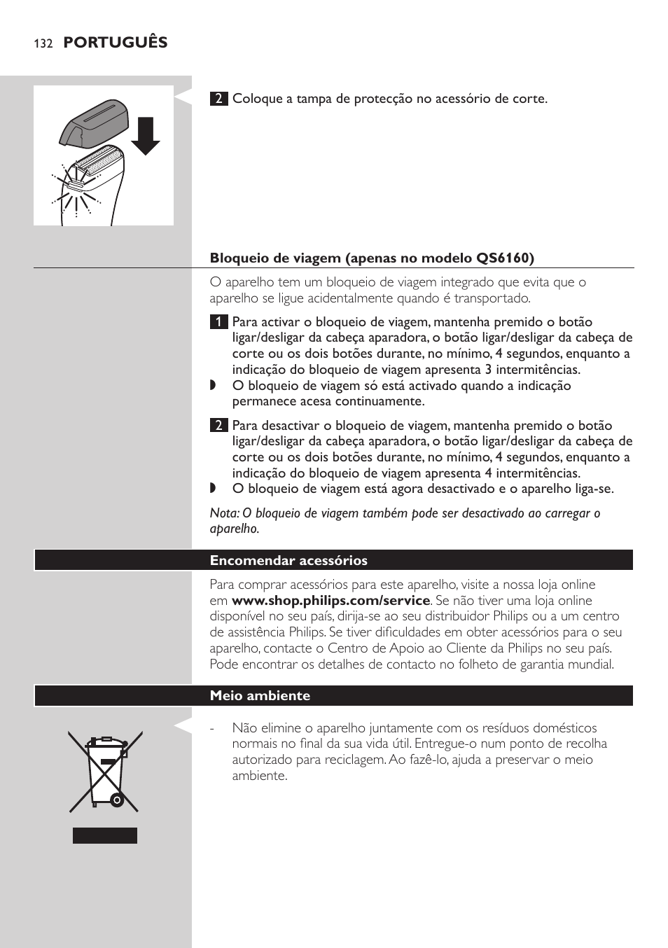 Philips QS6140-41 User Manual | Page 132 / 158