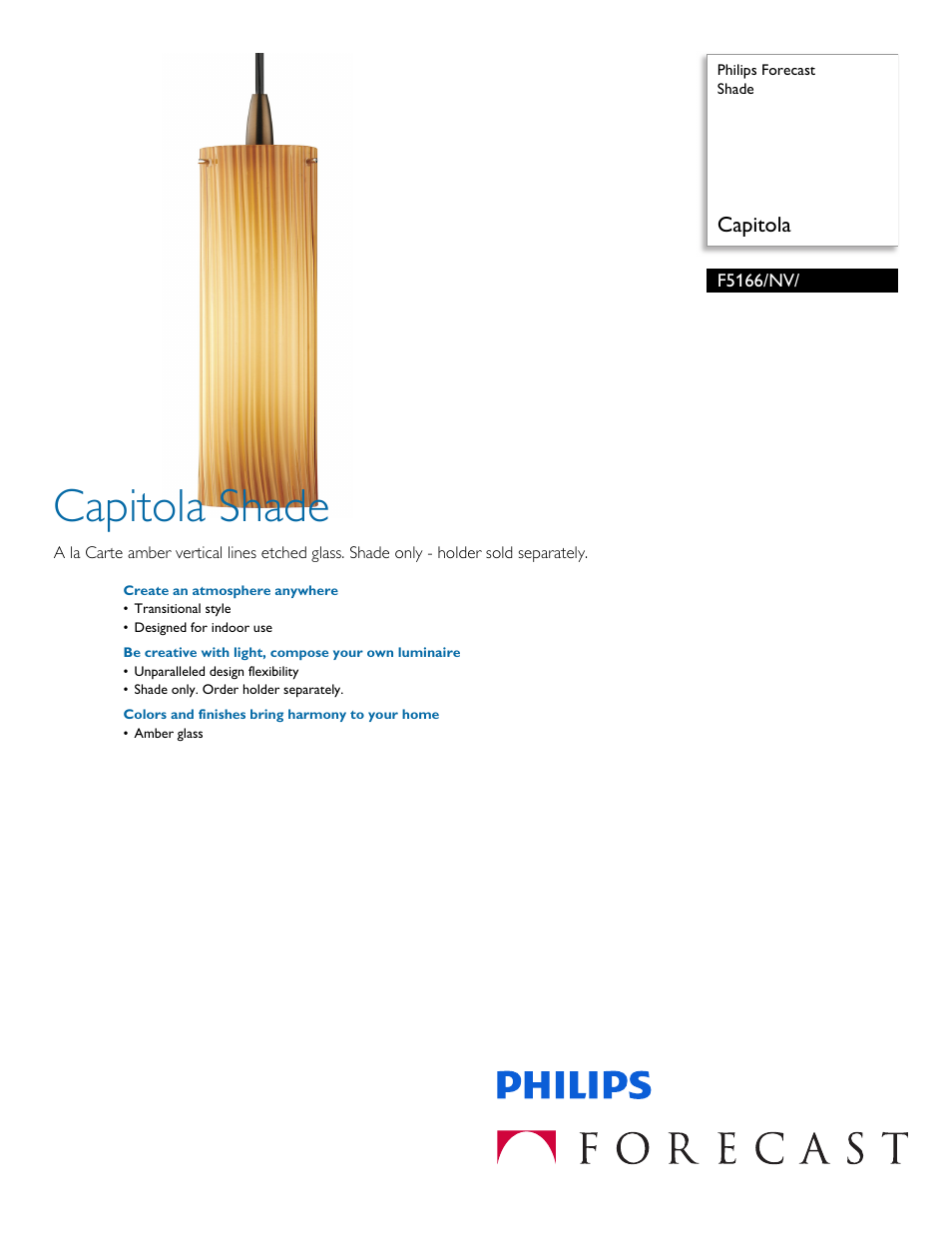 Philips F5166NV User Manual | 2 pages