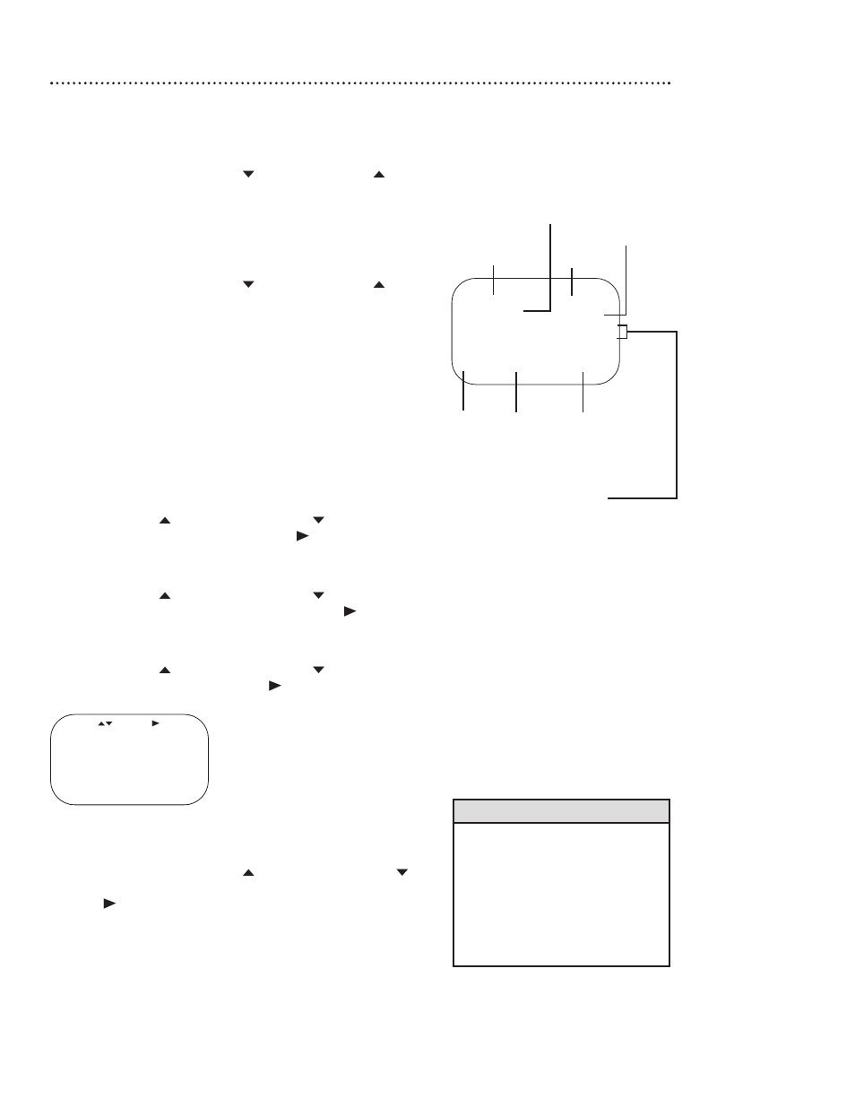 20 on-screen status displays | Philips VR601BMG99 User Manual | Page 20 / 48