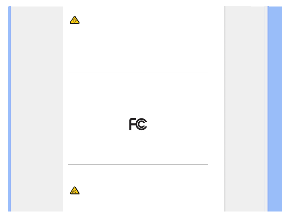 Commission federale de la, Communication (fcc declaration) | Philips 201E1SB-00 User Manual | Page 17 / 92