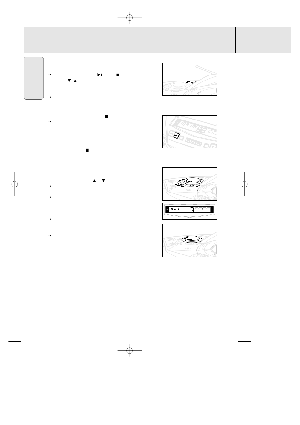 Basic functions, English, Batt low | Philips AZ2035 User Manual | Page 10 / 47