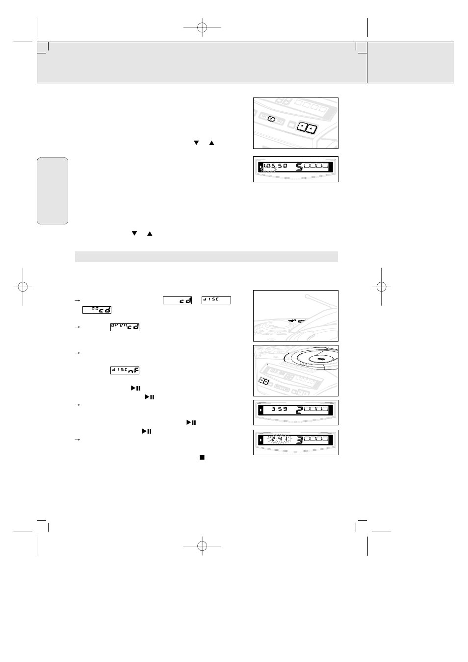 Syntoniseur numérique lecteur de cd, Fran ç ais, Batt low | Ba batt tt low low | Philips AZ2035 User Manual | Page 26 / 47