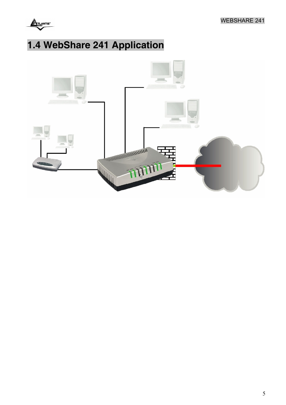 4 webshare 241 application | Atlantis Land WebShare 241 ROUTER ADSL2+ A02-RA241 User Manual | Page 11 / 82