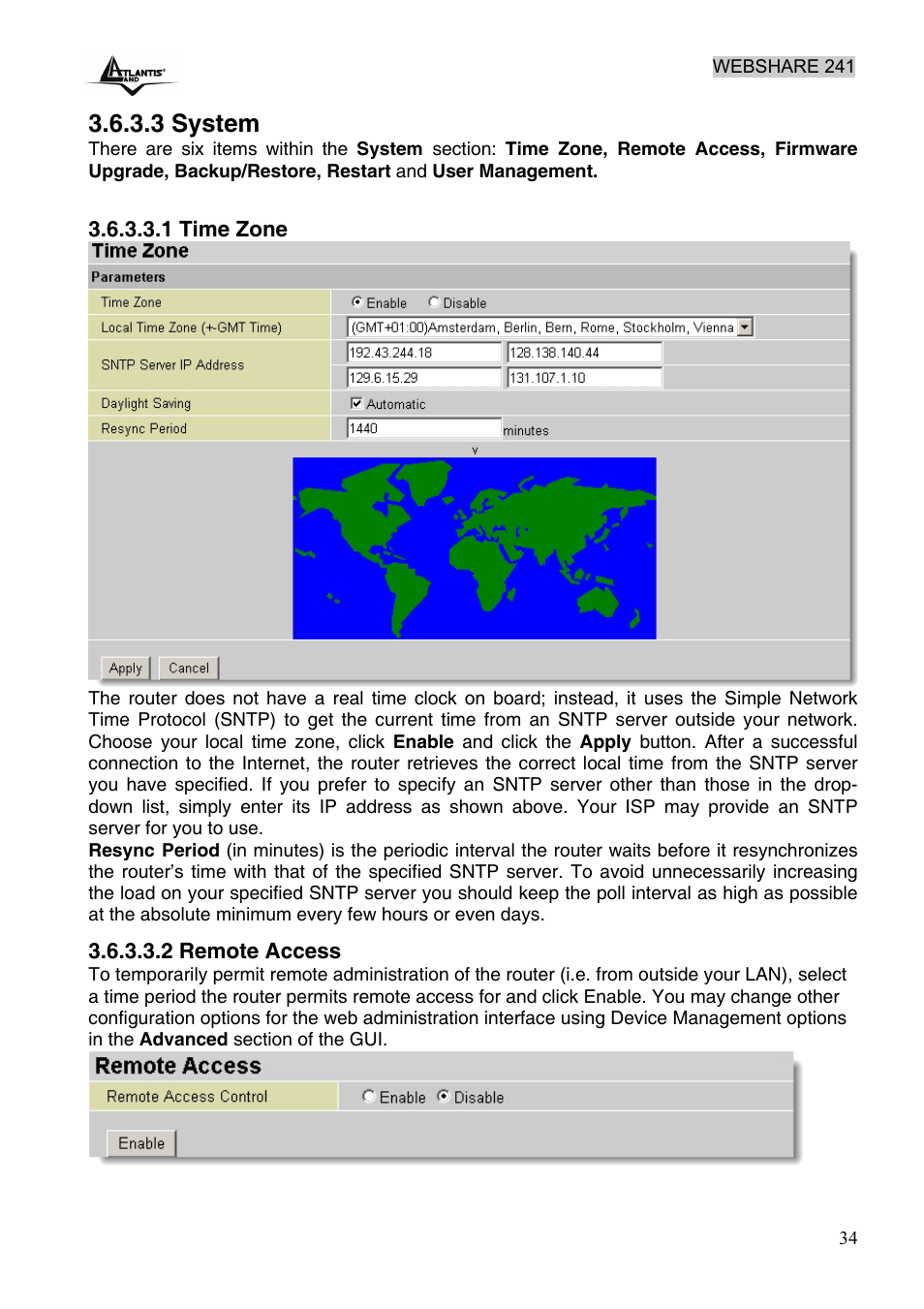 3 system | Atlantis Land WebShare 241 ROUTER ADSL2+ A02-RA241 User Manual | Page 40 / 82