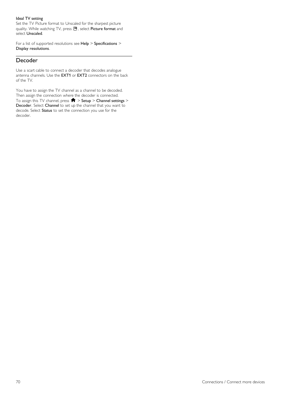 Decoder | Philips 32PFL9705H-12 User Manual | Page 70 / 92