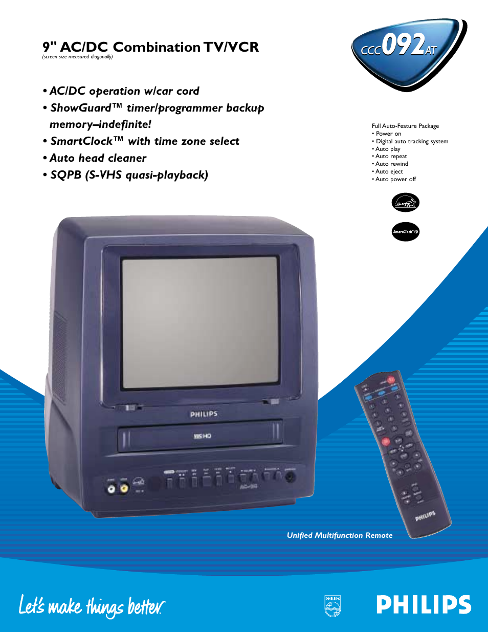 Philips CCC092AT User Manual | 2 pages