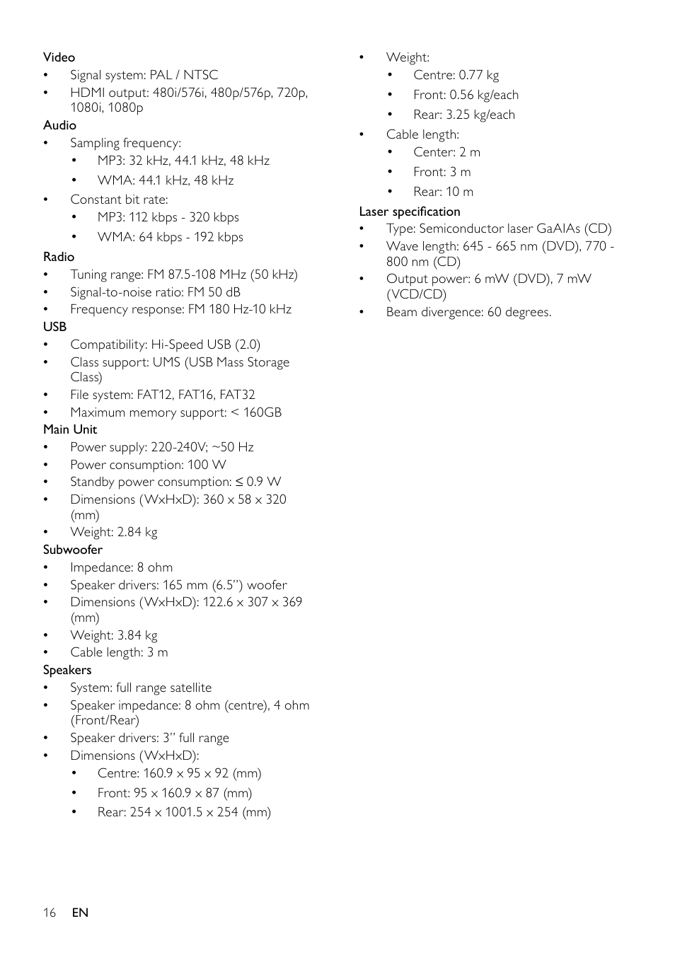 7 update software, Check software version, Update software from a cd-r or usb | Philips HTS3530-05 User Manual | Page 18 / 24