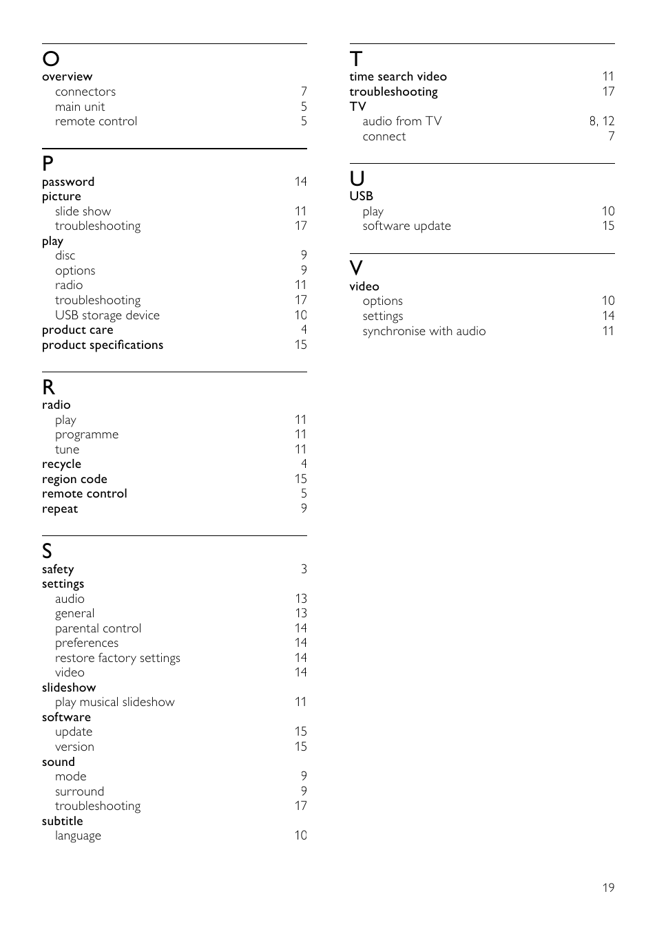 Philips HTS3530-05 User Manual | Page 21 / 24