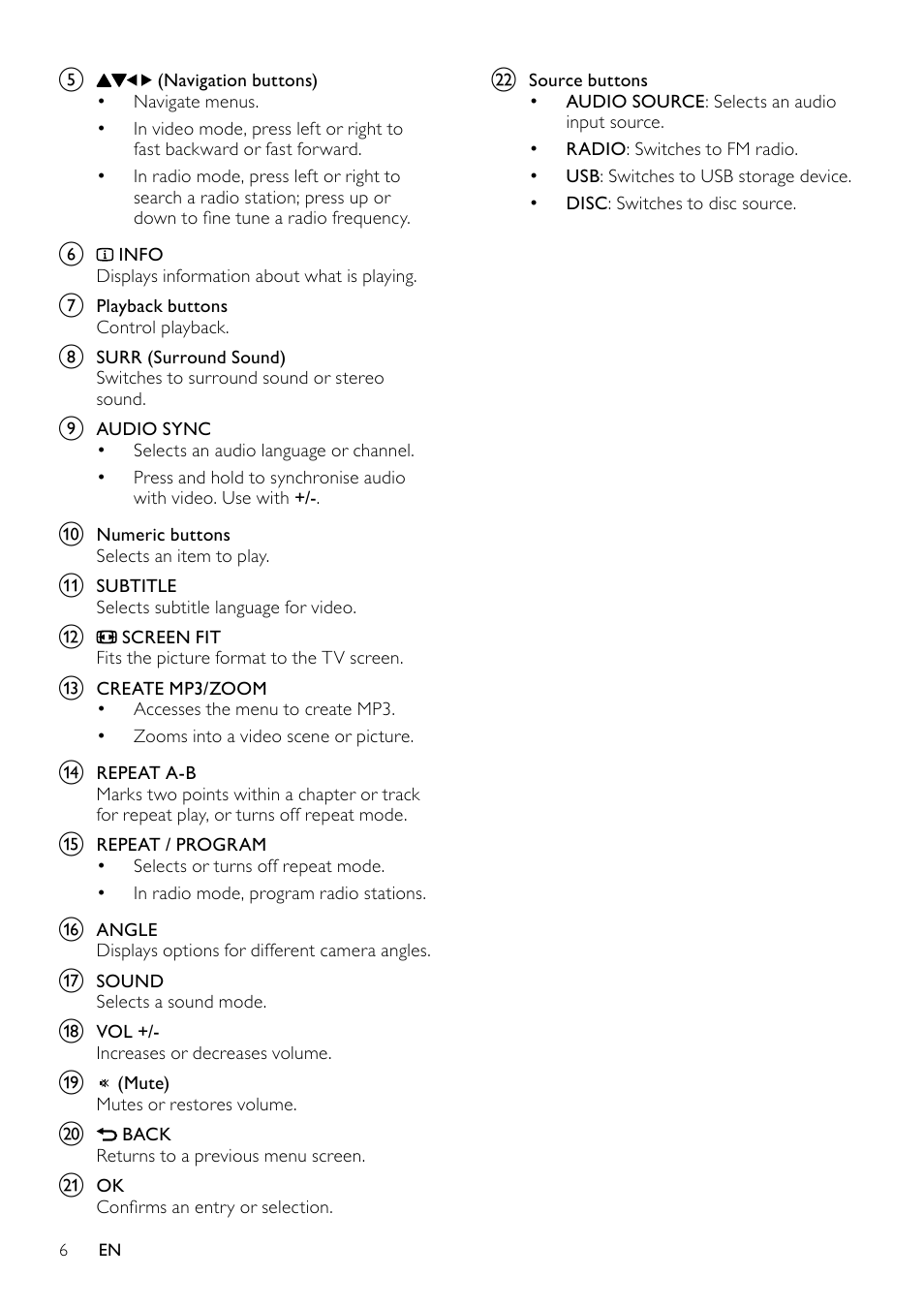 3 your home theater, Main unit, Remote control | Philips HTS3530-05 User Manual | Page 8 / 24