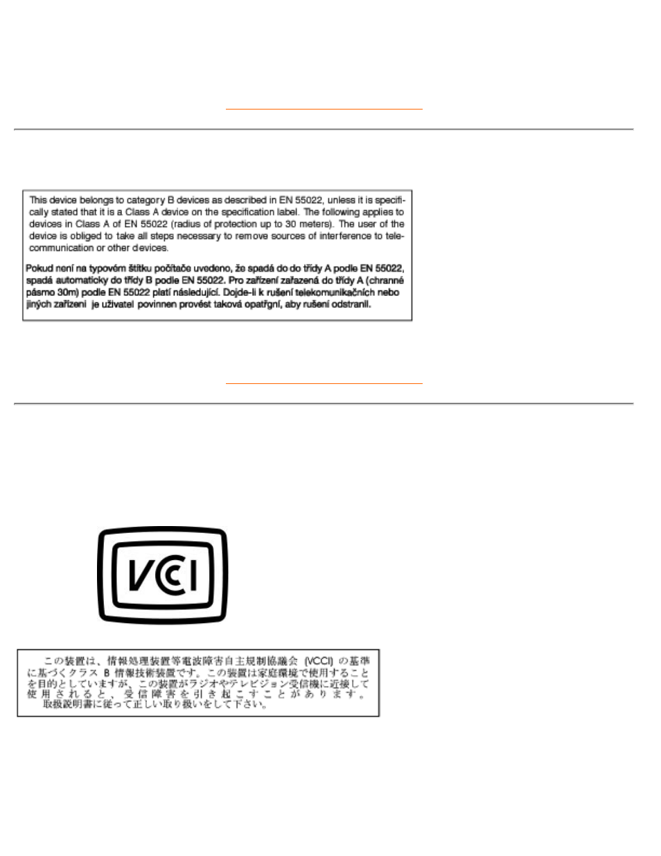 En 55022 compliance (czech republic, Only), Vcci class 2 notice (japan only) | Philips 107X437498 User Manual | Page 63 / 104