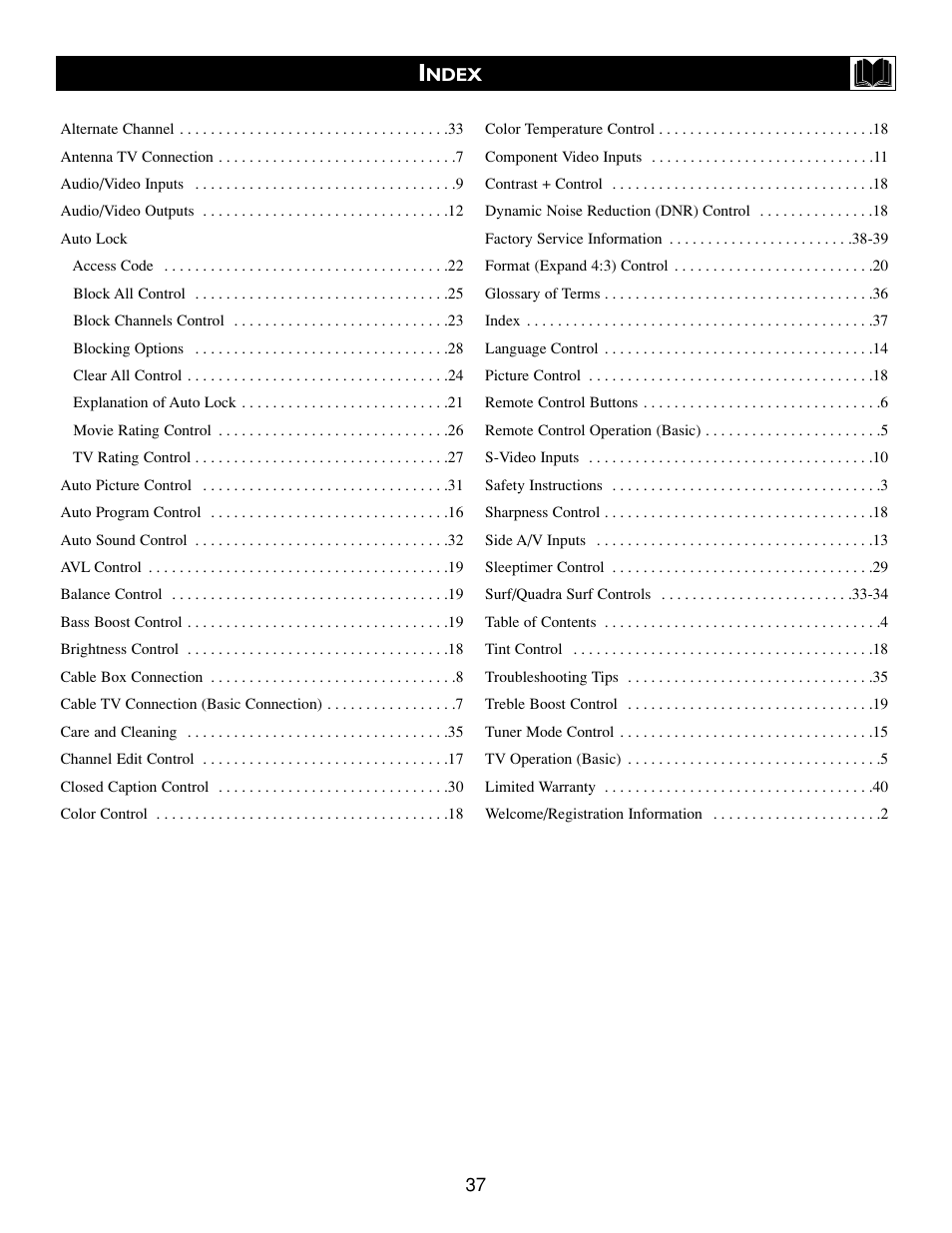 Philips 27PT543F User Manual | Page 37 / 40