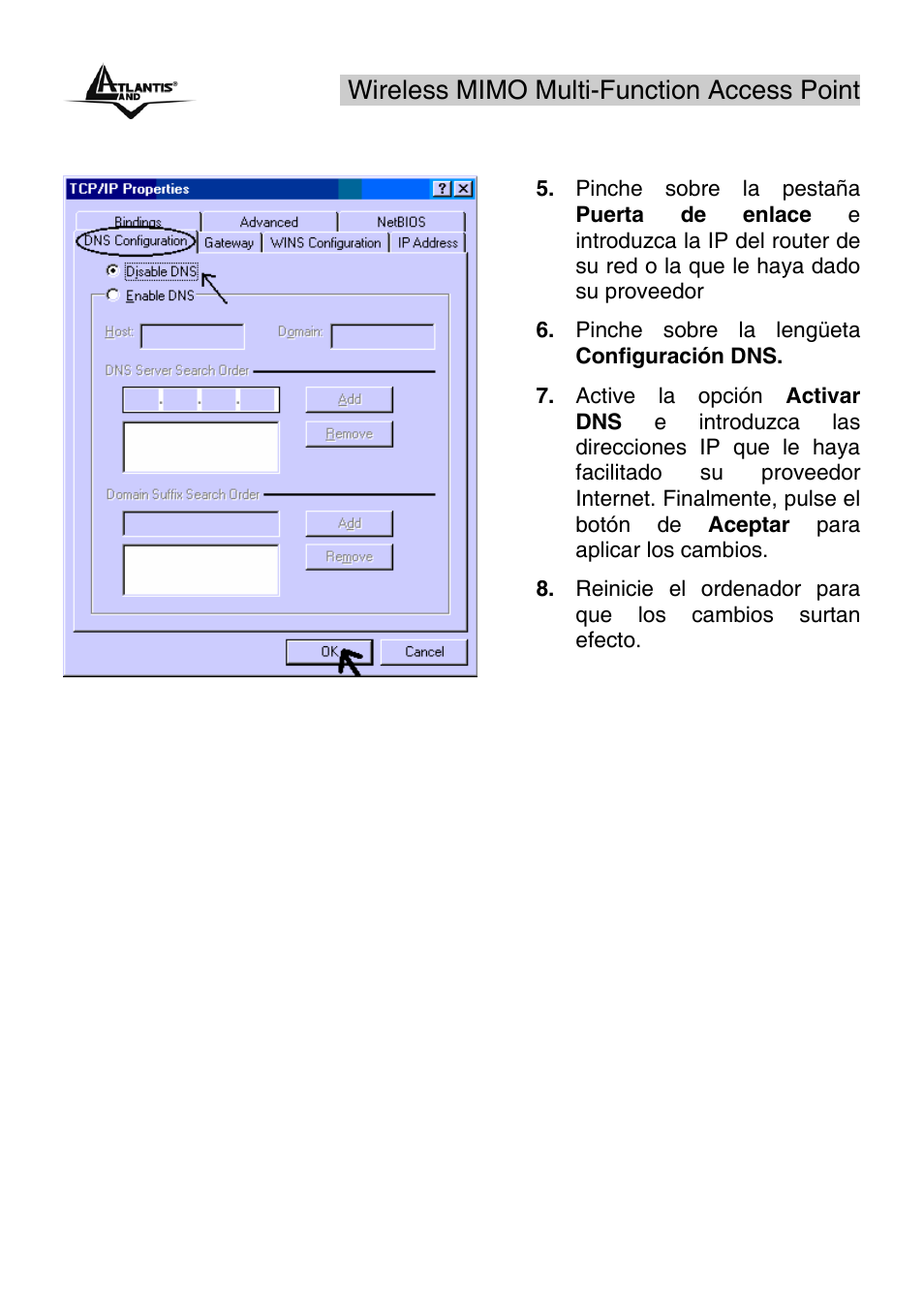 Wireless mimo multi-function access point | Atlantis Land A02-AP2-W54M_MS01 User Manual | Page 18 / 60