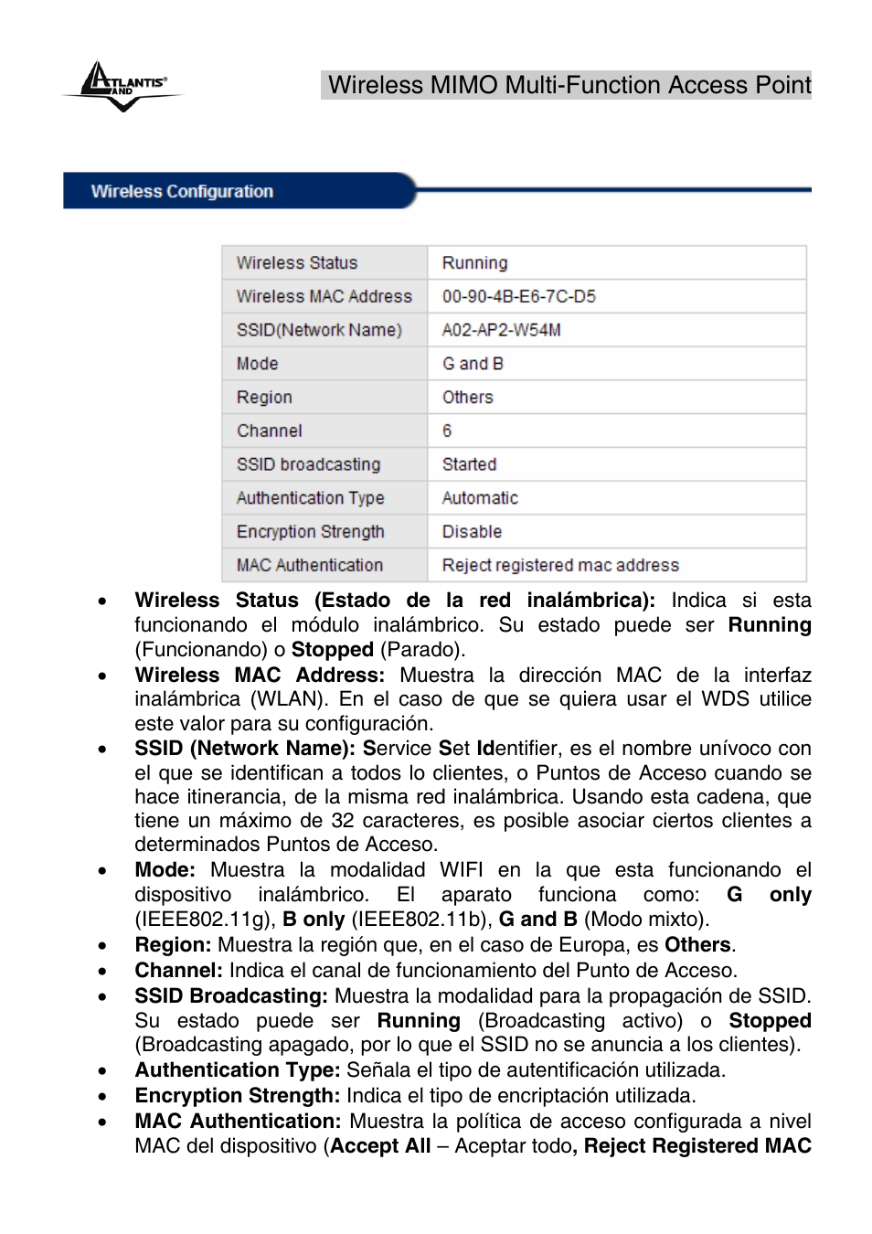 Wireless mimo multi-function access point | Atlantis Land A02-AP2-W54M_MS01 User Manual | Page 34 / 60