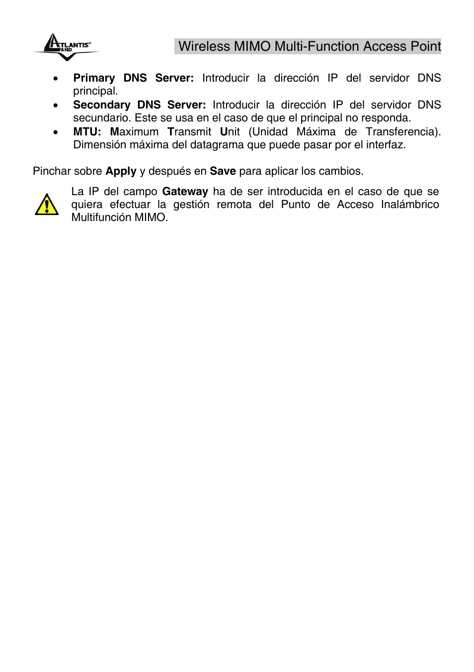 Wireless mimo multi-function access point | Atlantis Land A02-AP2-W54M_MS01 User Manual | Page 37 / 60