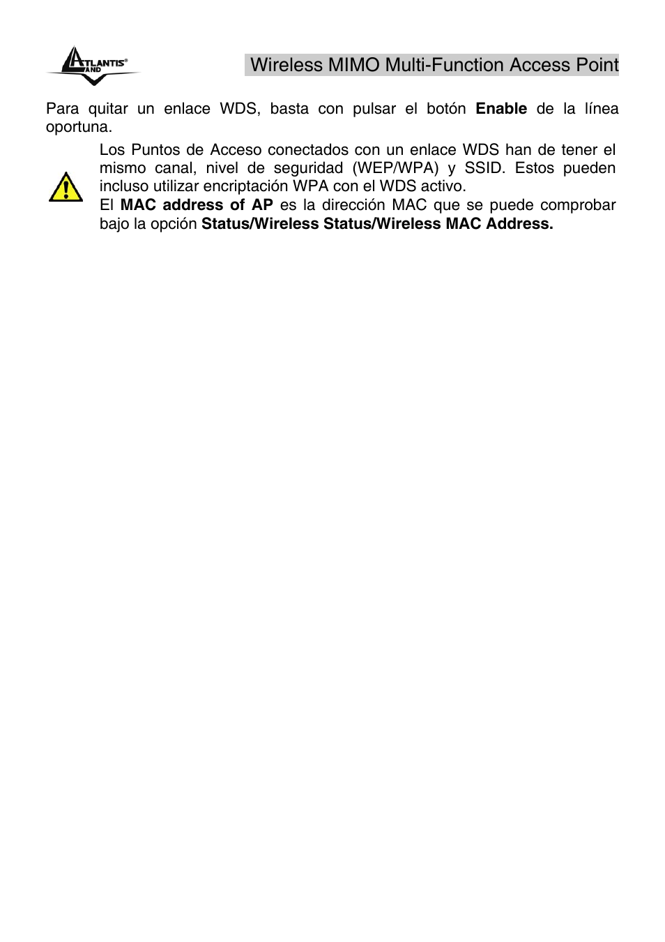Wireless mimo multi-function access point | Atlantis Land A02-AP2-W54M_MS01 User Manual | Page 45 / 60