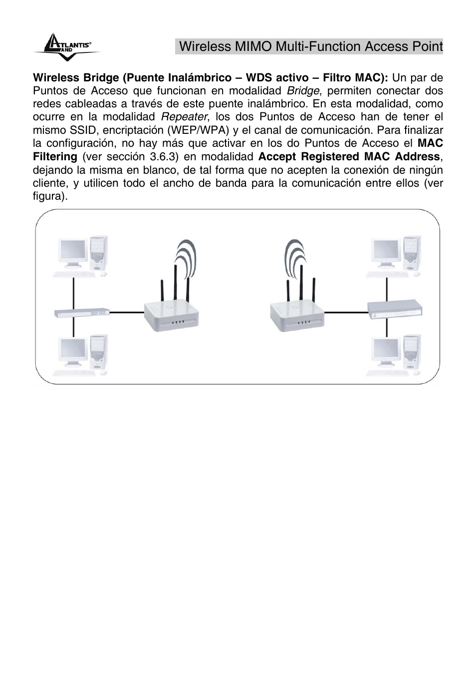 Wireless mimo multi-function access point | Atlantis Land A02-AP2-W54M_MS01 User Manual | Page 47 / 60