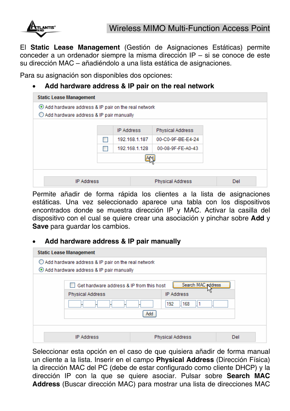 Wireless mimo multi-function access point | Atlantis Land A02-AP2-W54M_MS01 User Manual | Page 49 / 60