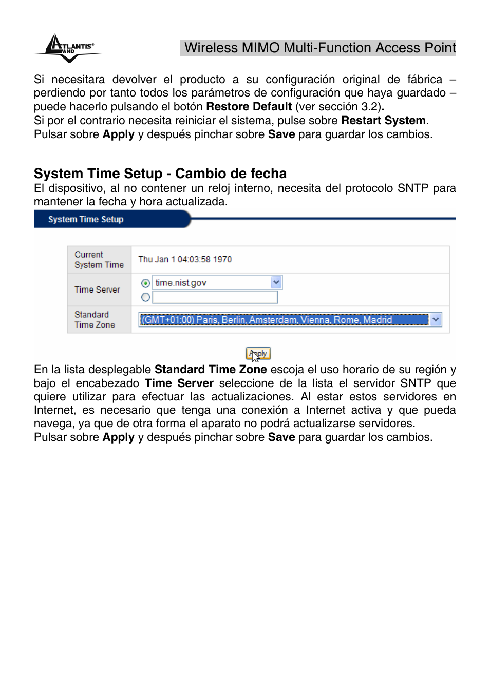 Atlantis Land A02-AP2-W54M_MS01 User Manual | Page 56 / 60