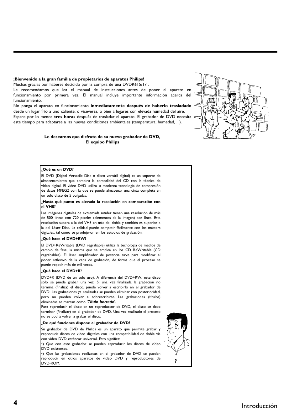 Introducción | Philips DVDR615-17B User Manual | Page 110 / 189