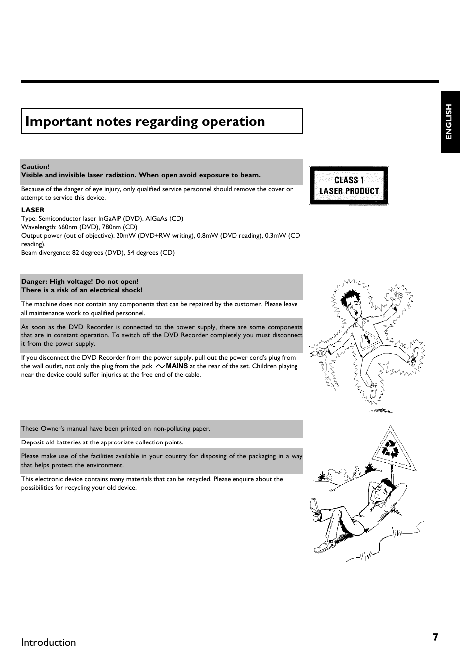 Introduction | Philips DVDR615-17B User Manual | Page 19 / 189