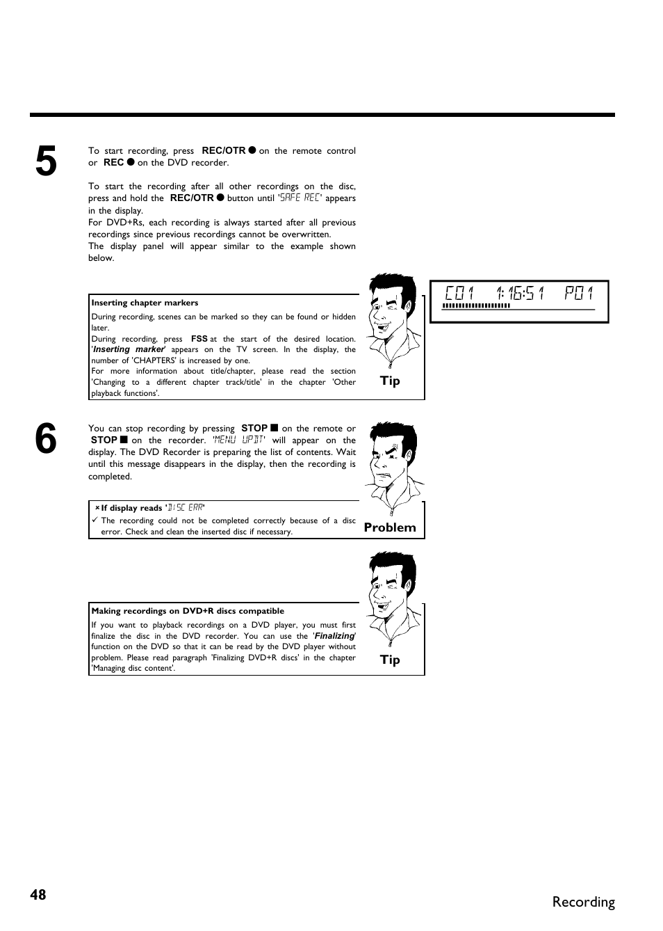 Philips DVDR615-17B User Manual | Page 60 / 189