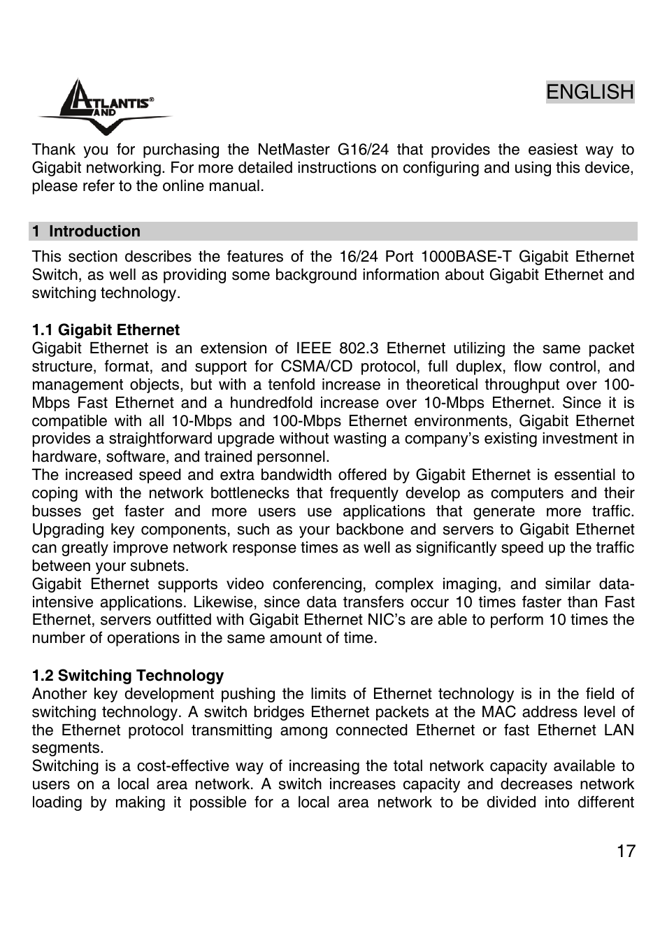 Atlantis Land A02-G16 User Manual | Page 16 / 42