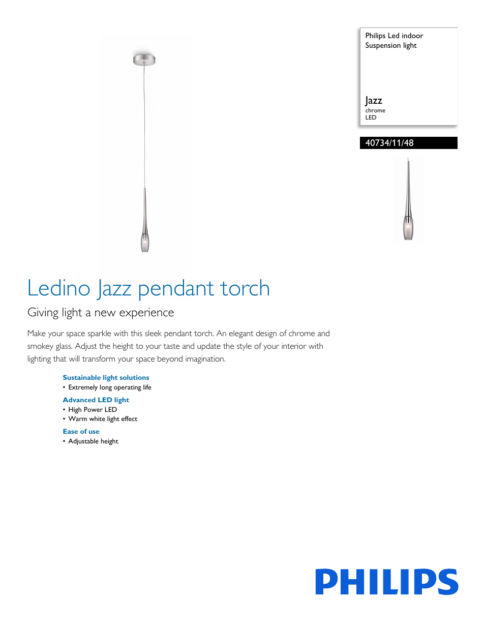 Philips 407341148 User Manual | 2 pages