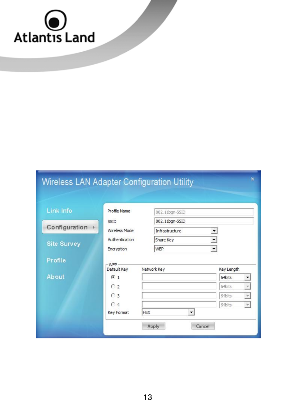 Atlantis Land NETFLY PCI 54 User Manual | Page 13 / 31