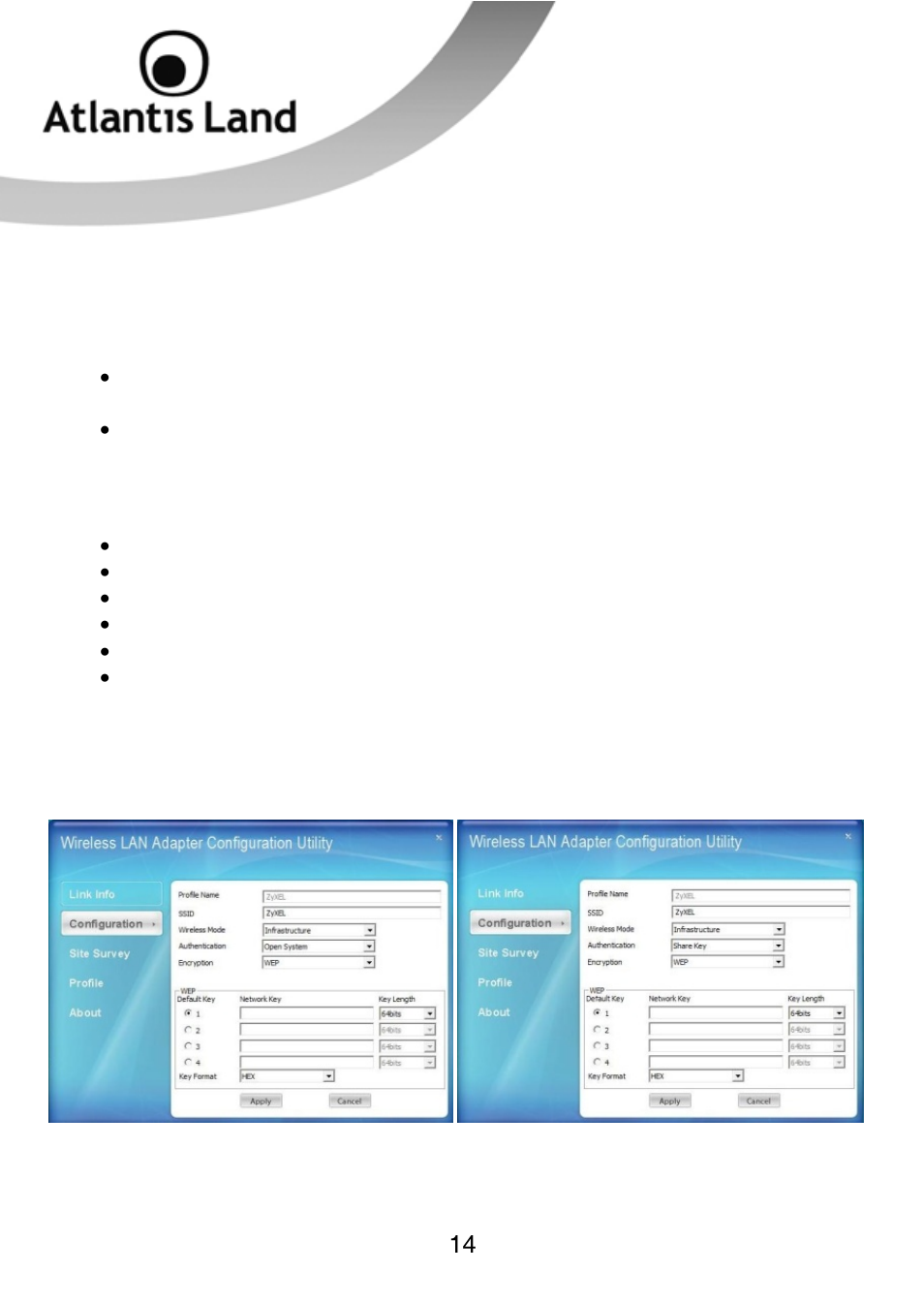 Atlantis Land NETFLY PCI 54 User Manual | Page 14 / 31