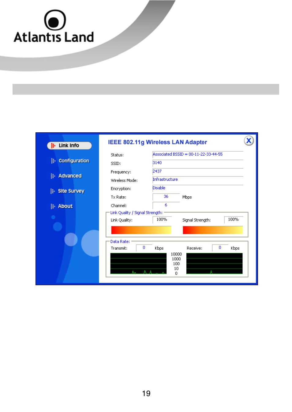 Atlantis Land NETFLY PCI 54 User Manual | Page 19 / 31