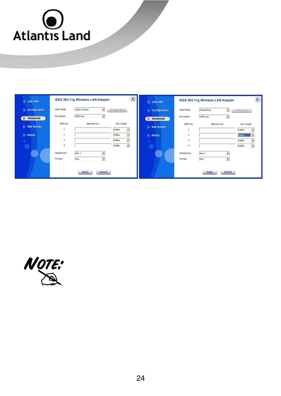 Atlantis Land NETFLY PCI 54 User Manual | Page 24 / 31