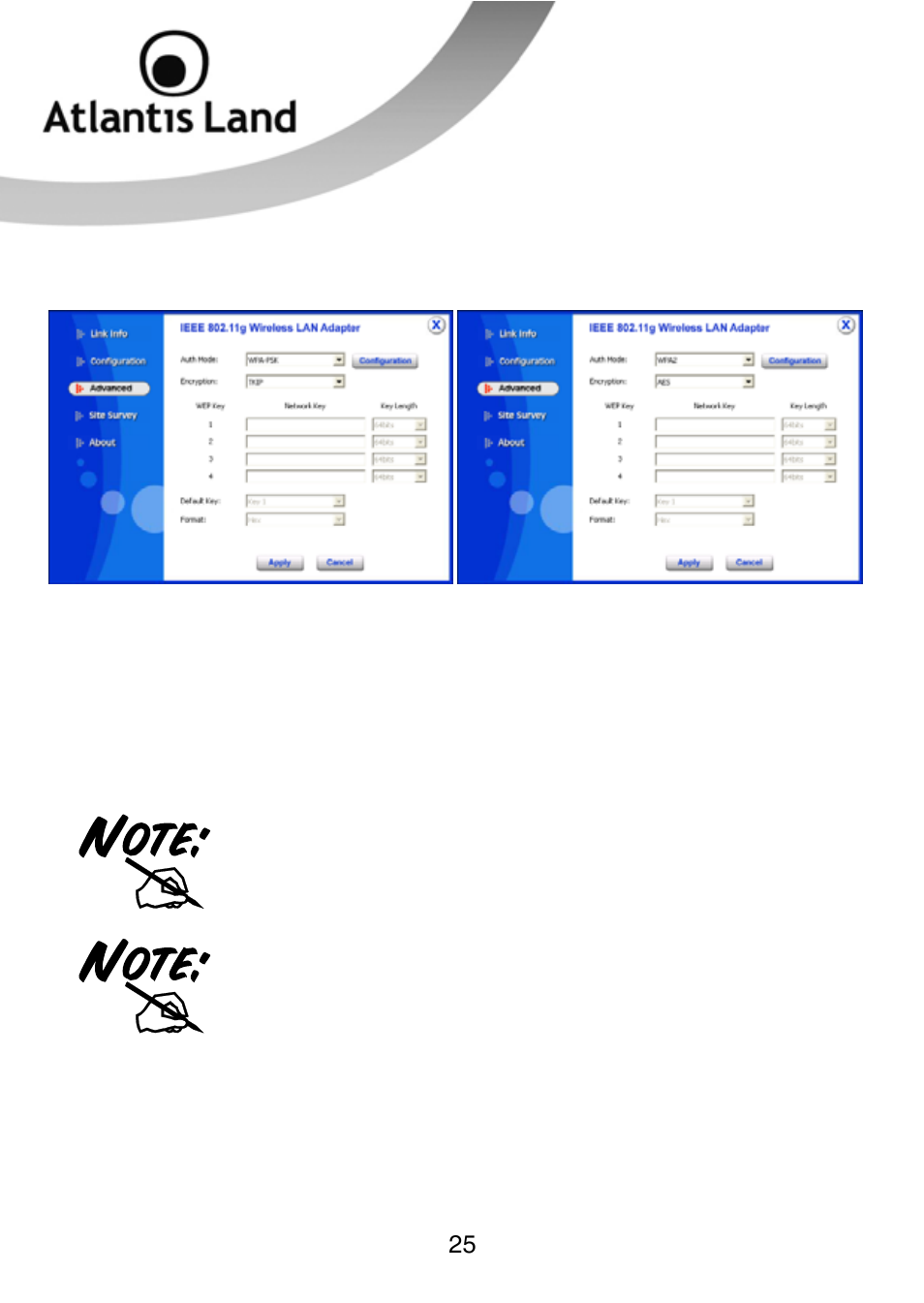 Atlantis Land NETFLY PCI 54 User Manual | Page 25 / 31