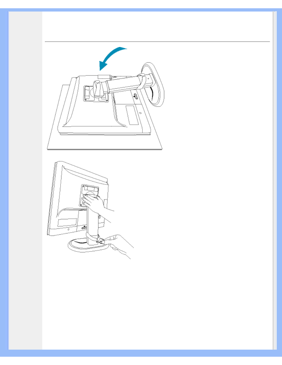 Vesa standard mounting, Vesa, Standard mounting | Philips 200P6ES-27 User Manual | Page 68 / 93