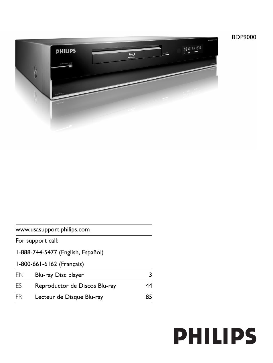 Philips BDP9000-37E User Manual | 69 pages