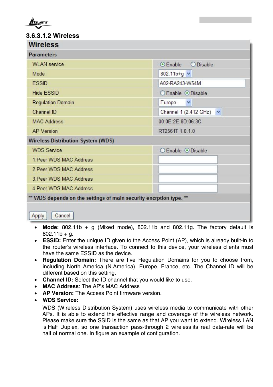 Atlantis Land A02-RA243-W54M_ME01 User Manual | Page 33 / 88
