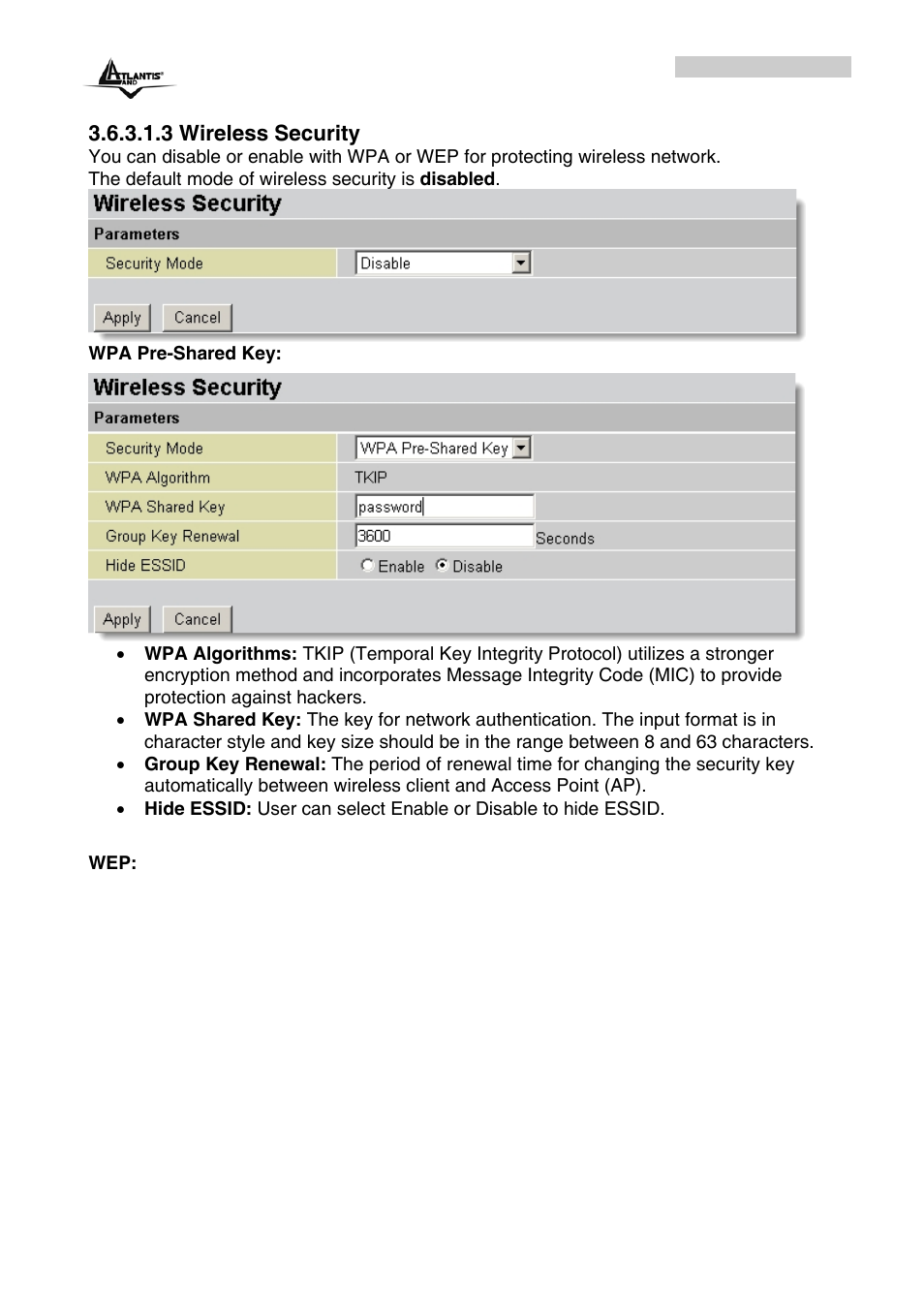 Atlantis Land A02-RA243-W54M_ME01 User Manual | Page 35 / 88