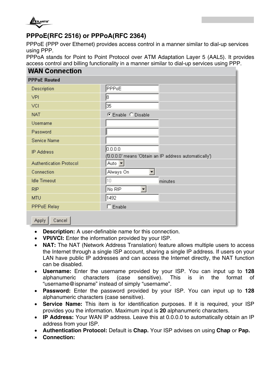 Atlantis Land A02-RA243-W54M_ME01 User Manual | Page 40 / 88