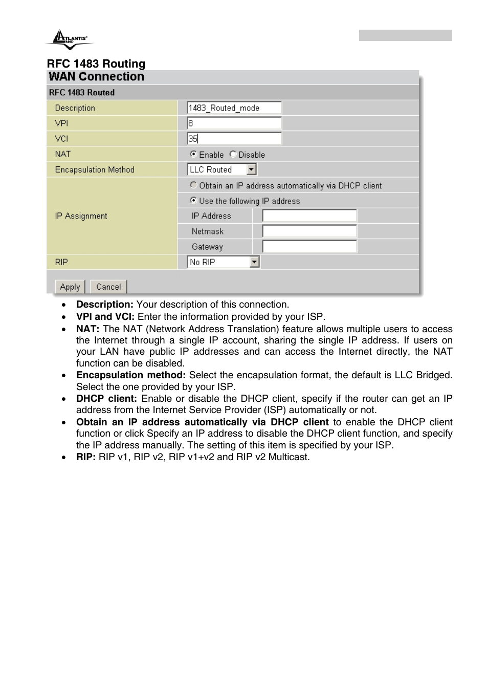 Atlantis Land A02-RA243-W54M_ME01 User Manual | Page 42 / 88